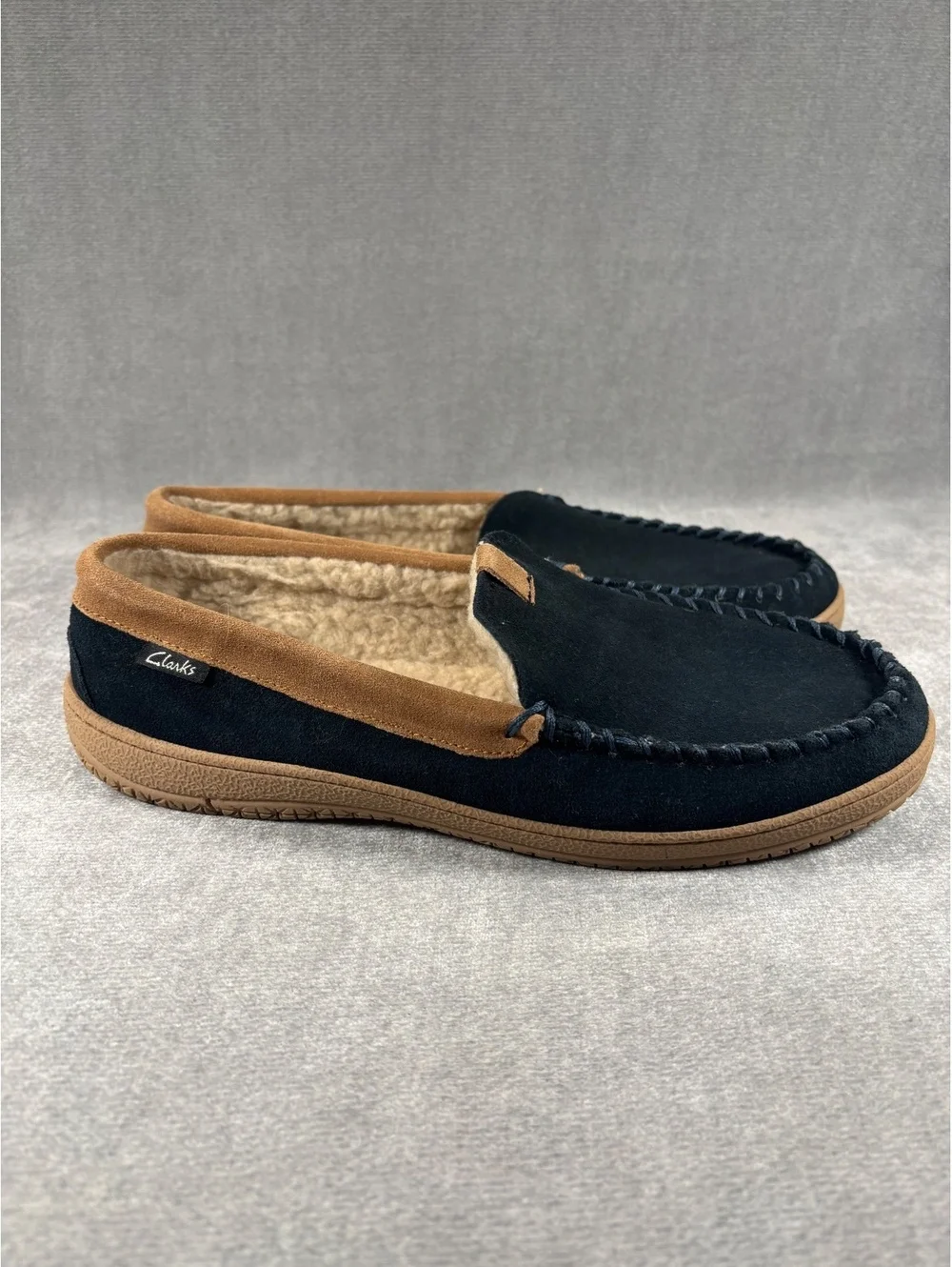 Clarks Men's GF2448M Moccasin Slippers Men’s Size 10